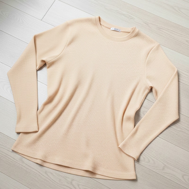 بلوز مردانه آستین بلند کرم مدل Atra