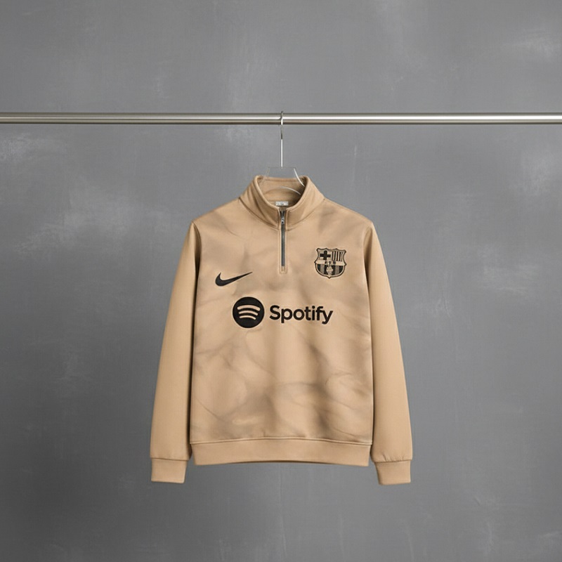 دورس نیم زیپ مدل بارسلونا-نسکافه ای