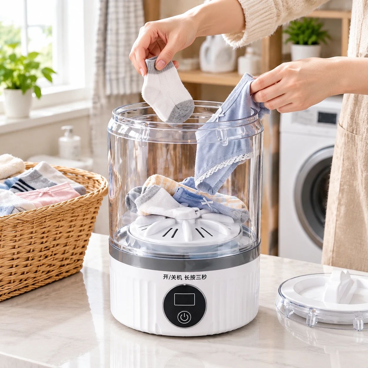 مینی واش شارژی مسافرتی یک لیتری مدل KJ-11